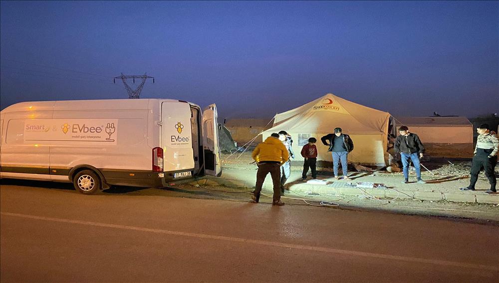 ESTÜ Deprem Bölgesinde Mobil Elektrik Ulaşımına Katkı Sağladı 