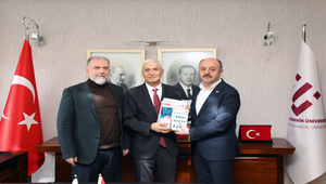 Eğitim-Bir-Sen Genel Sekreteri Talat Yavuz’dan Rektör Prof. Dr. Adnan Özcan’a Ziyaret 