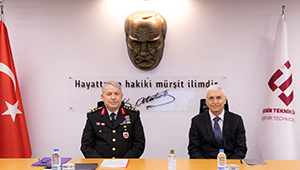 Jandarma Genel Komutanlığı Komutan Yardımcısı Orgeneral Hüseyin Kurtoğlu’ndan Rektör Prof. Dr. Adnan Özcan’a Ziyaret 