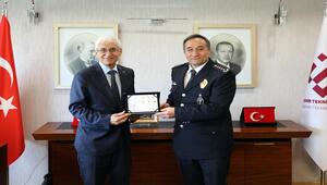 Pilot 1. Sınıf Emniyet Müdürü Hakan ÇETİN’den Rektör ÖZCAN’a Ziyaret