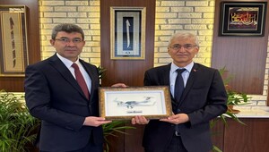 Rektör Prof. Dr. Adnan ÖZCAN, HSK Başkanvekili Fuzuli AYDOĞDU’ya Ziyarette Bulundu