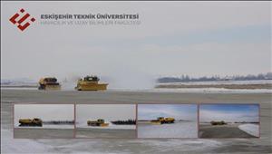 Eskişehir Hasan Polatkan Havalimanı’nda Karla Mücadele ve Buzlanmayı Önleme Çalışmaları Başarıyla Yapılıyor
