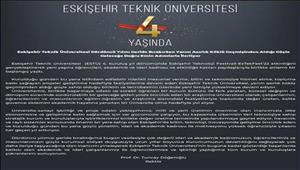 Rektör Prof. Dr. Tuncay Döğeroğlu, Üniversitemizin 4. Kuruluş Yıl Dönümü Nedeniyle Bir Mesaj Yayımladı 